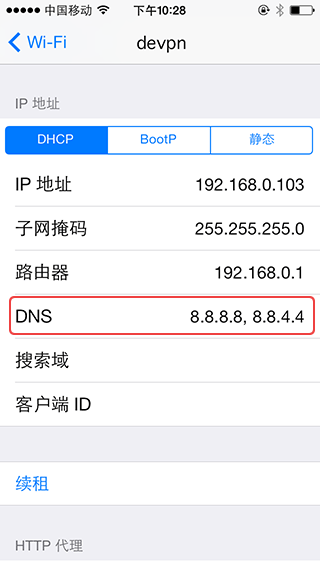 DNS设置